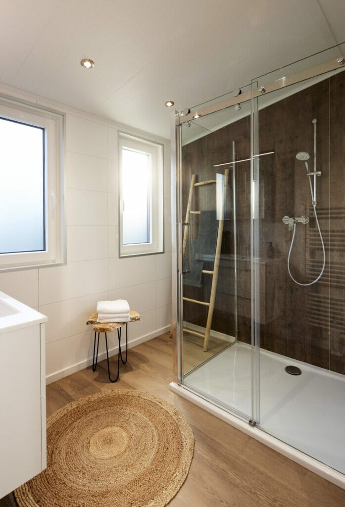 Flache Dusche, 90 x 120 cm