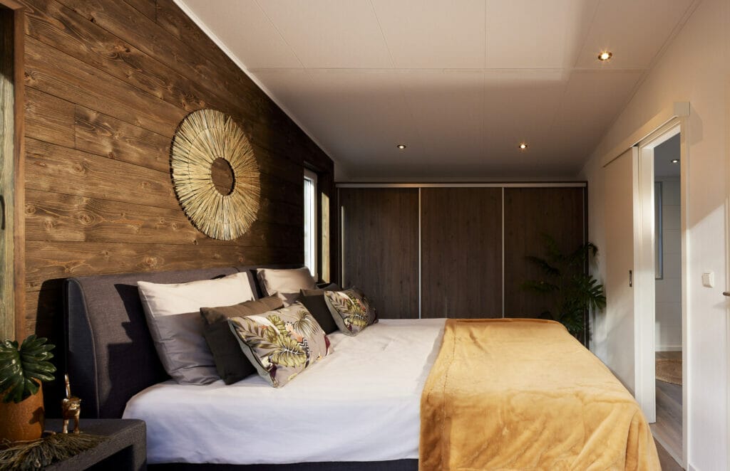 Luxus Chalet LACET Carat mit Boxspringbett