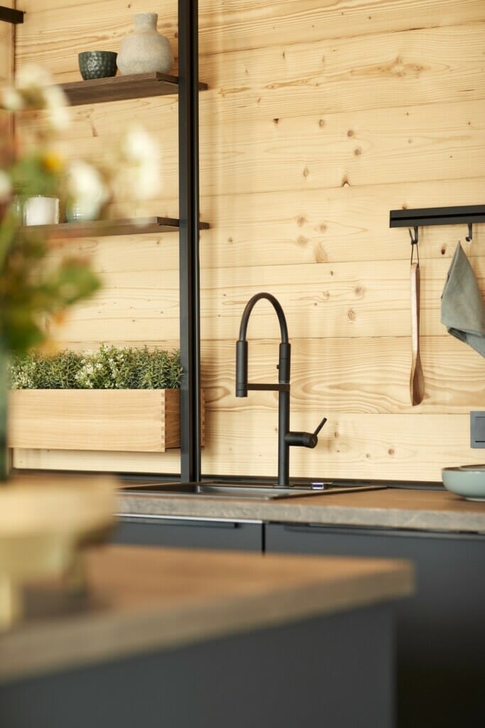 Moderne Küche im LACET Enzian