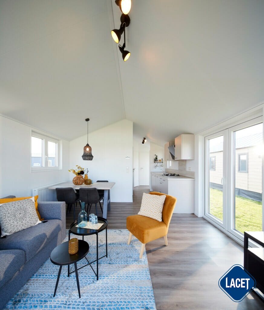 Heller Wohnraum für schöne Urlaube im Mobilheim