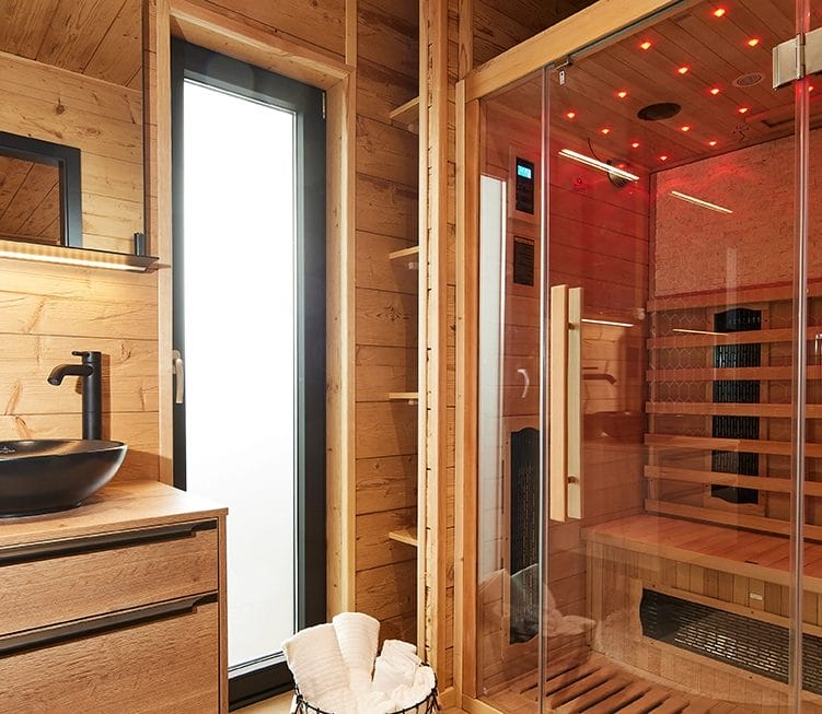 Mobilheim mit Sauna kaufen