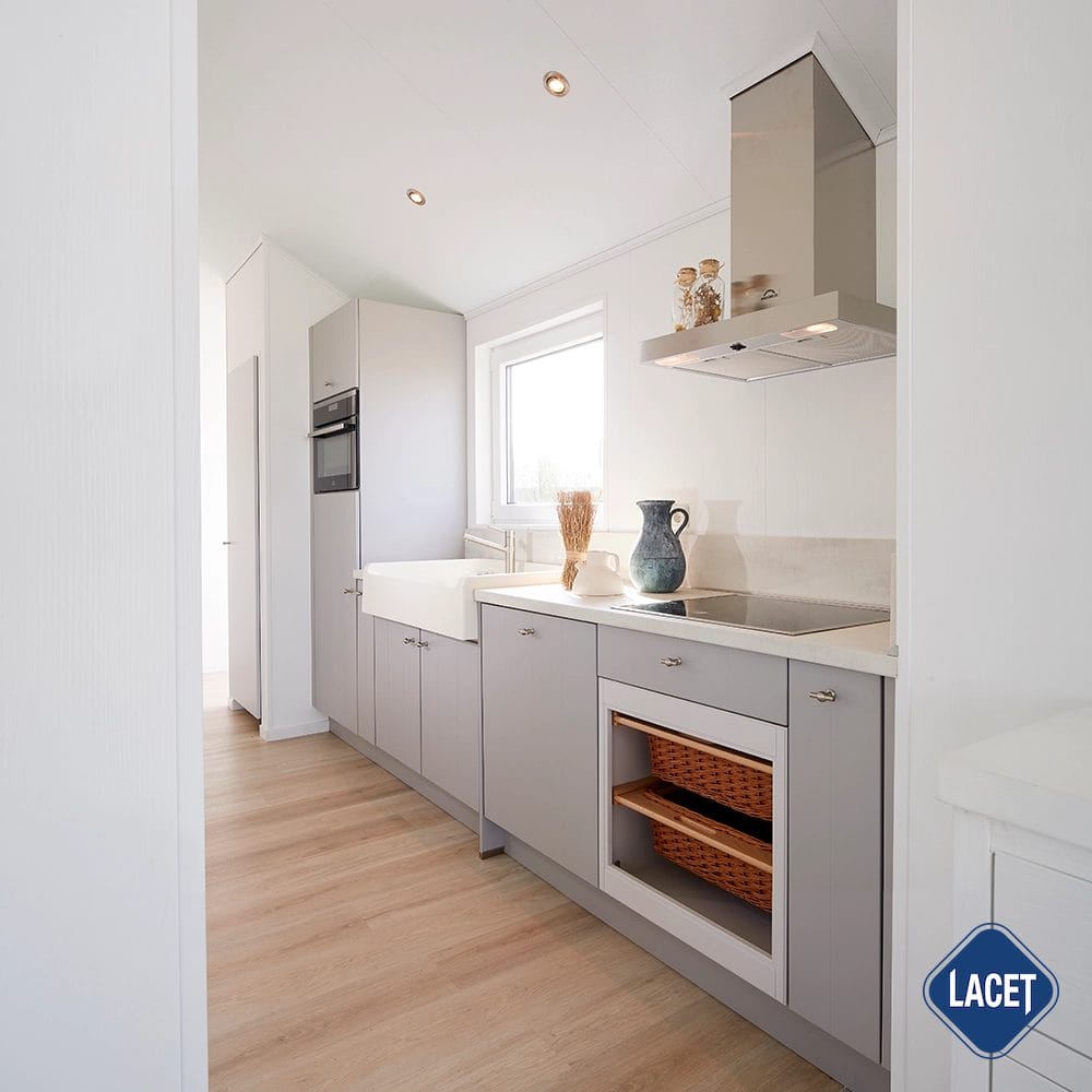 Mobile Bungalow mit moderner Küche