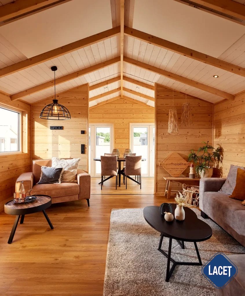 Helles Holzchalet LACET Nordica