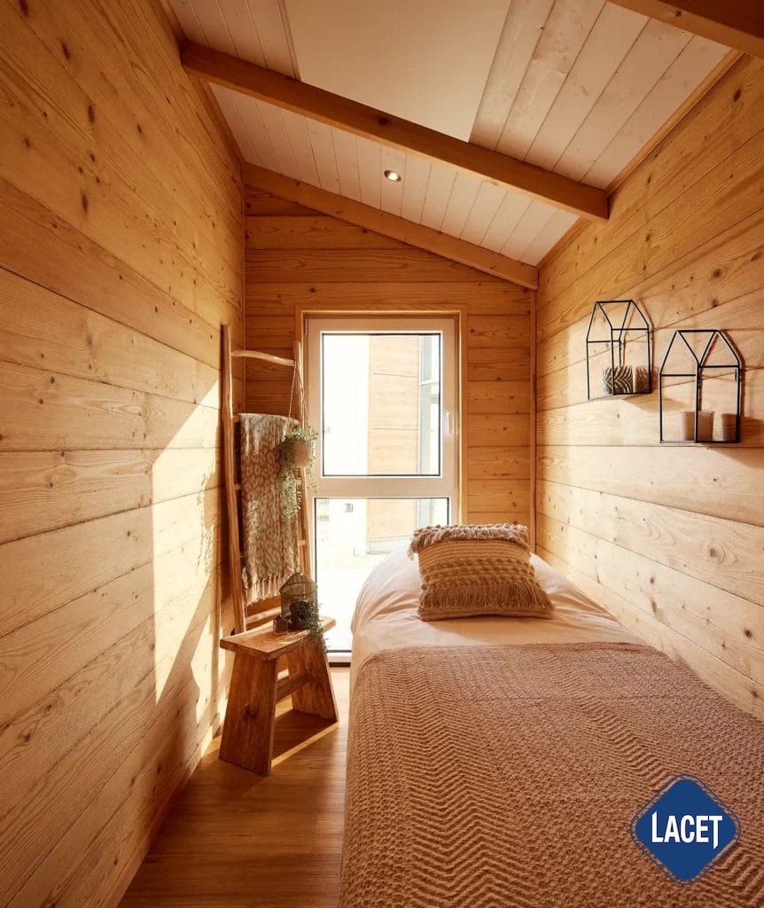 LACET Nordica Gästezimmer in Holzoptik