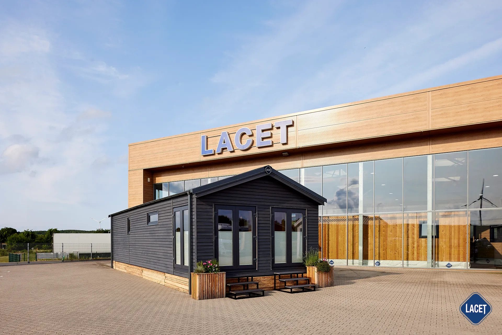 lacet-nordica-mit-holzfassade Mobilheim LACET Nordica