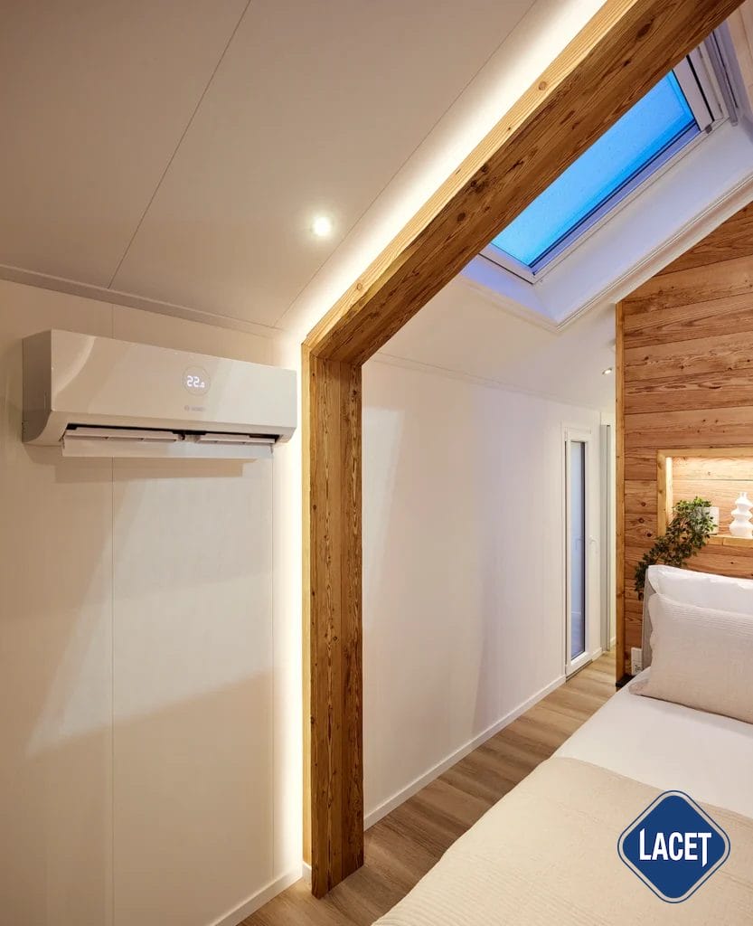 Klimaanlage im LACET Mobilheim