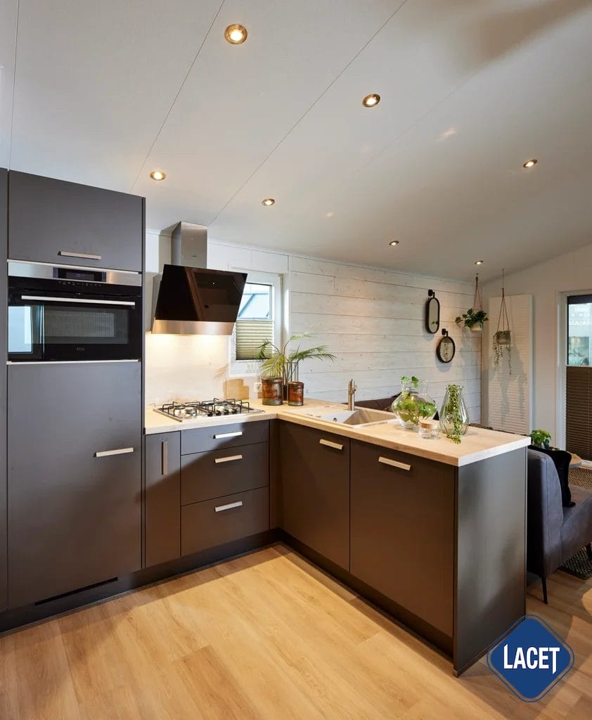 Küche im Mobilheim LACET Oregon