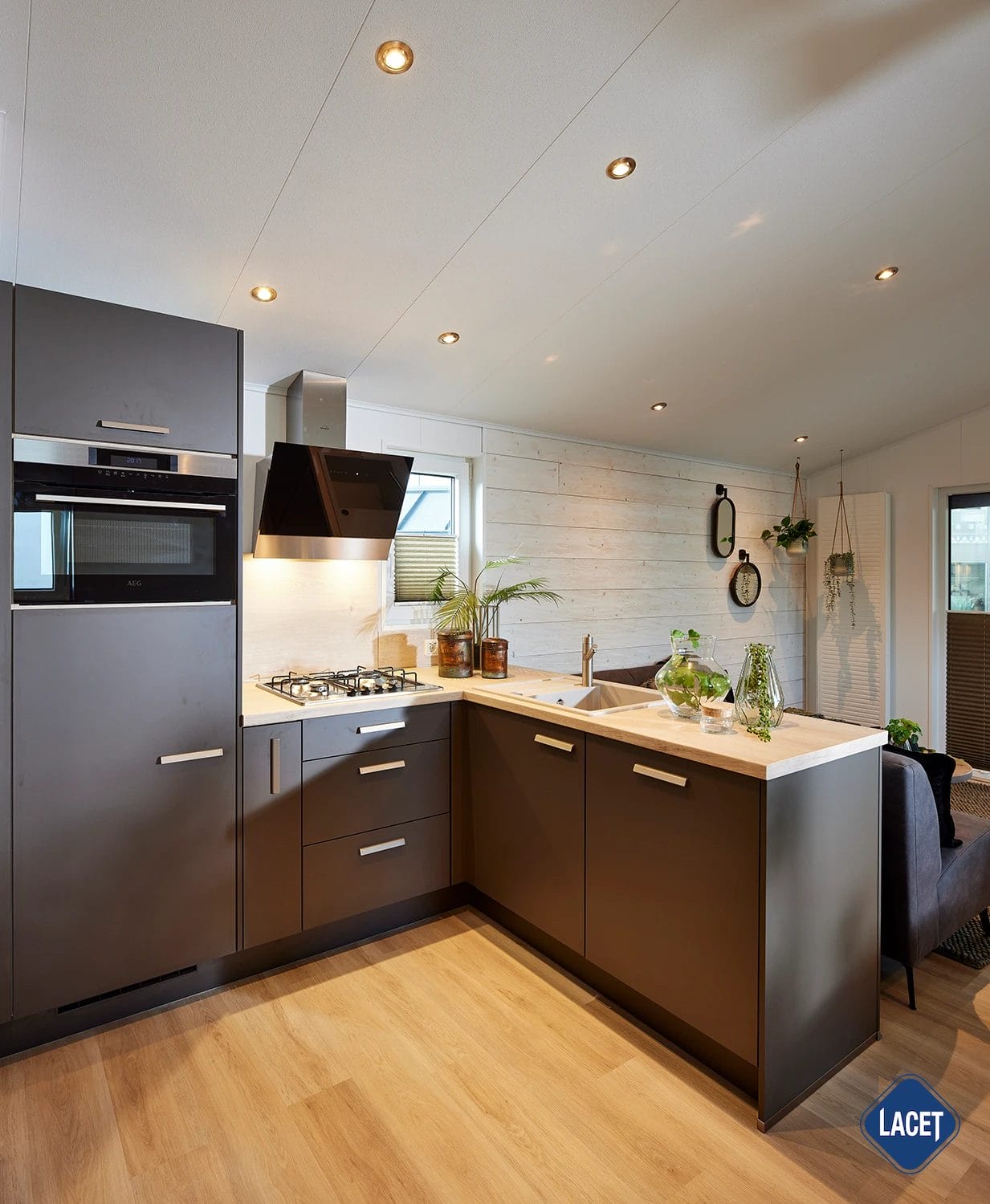 Küche im Mobilheim LACET Oregon